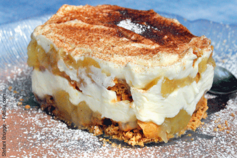 Tiramisu léger à l’ananas