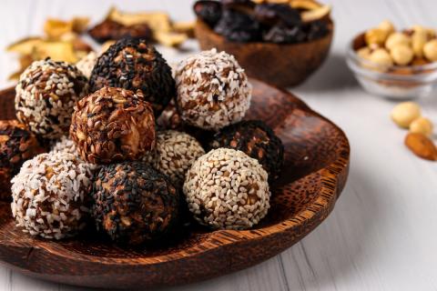 Energy Ball avoine noisette datte (en-cas sportif)
