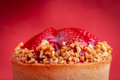 Cheesecake en verrine fraise-framboise