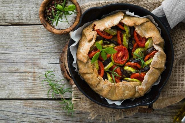 Tarte rustique aux légumes d'été