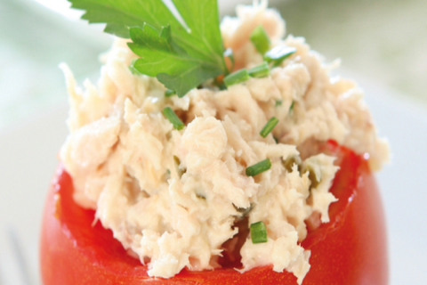 Mini tomates farcies à la purée de sardines