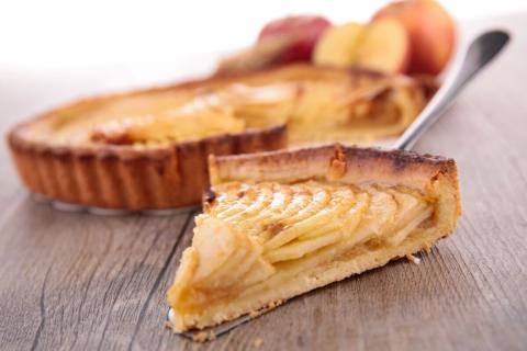 Tarte fondante aux pommes